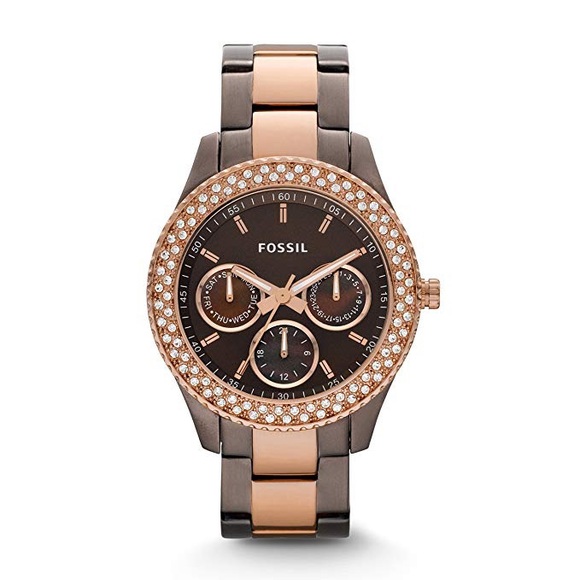 Fossil Brown and Bronze Stella Watch - Picture 1 of 8
